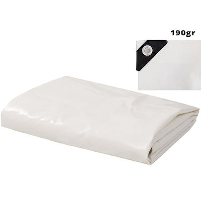 ΑΔΙΆΒΡΟΧΟΣ ΜΟΥΣΑΜΆΣ 190GRM² 8X12 ΒΑΡΈΩΣ ΤΎΠΟΥ ΛΕΥΚΌΣ