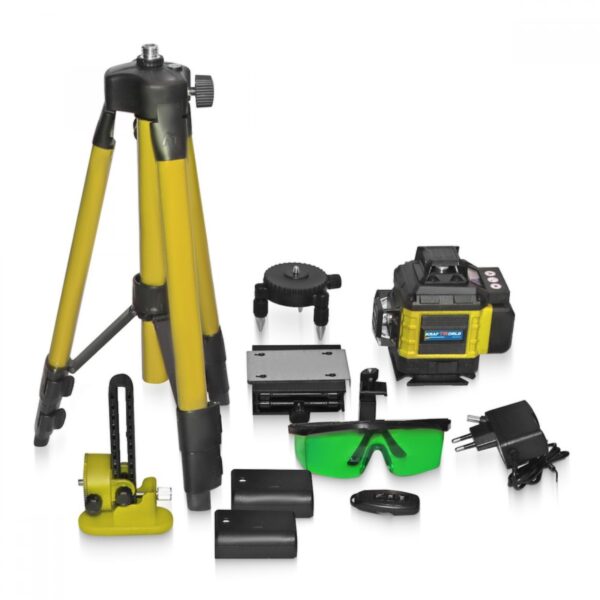 Kraftworld Γραμμικό Αλφάδι Laser TOOLS με τρίποδο