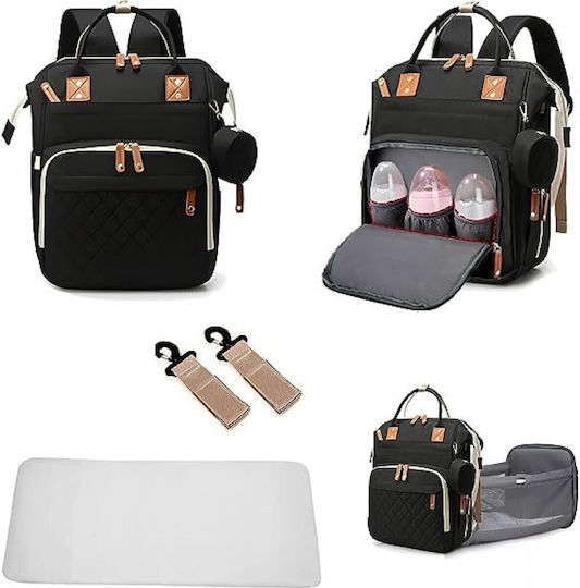 mammy Mammy – Αδιάβροχο Σακίδιο Πλάτης που Μετατρέπεται σε Πτυσσόμενο Κρεβάτι και Αλλαξιέρα με Ισοθερμικές Θήκες - Image 1