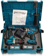 Kraft World Σετ Δραπανοκατσάβιδο &amp Μπουλονόκλειδο Brushless 36V με 2 Μπαταρίες 8Ah και Θήκη - Image 2