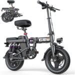 Mini 14 Μαύρο Σπαστό Ηλεκτρικό Ποδήλατο Πόλης