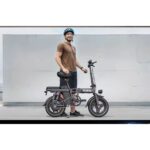 Mini 14 Μαύρο Σπαστό Ηλεκτρικό Ποδήλατο Πόλης - Image 3