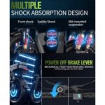 Mini 14 Μαύρο Σπαστό Ηλεκτρικό Ποδήλατο Πόλης - Image 13