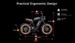 Bike Hillmiles Milezoom 1 Motor 52v 20 μαύρο Ηλεκτρικό Ποδήλατο Πόλης - Image 3